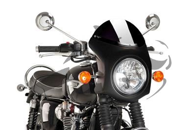 Puig Retro Frontverkleidung carbonstyle Triumph Thruxton 1200 R