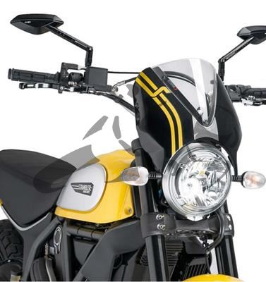 Puig Retro vindruta matt Ducati Scrambler Urban Enduro