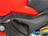 Carbon Ilmberger cover on frame rear set Ducati Panigale V4