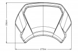 Puig Frontplatte Aluminium Ducati Scrambler Icon