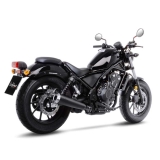 Auspuff Leo Vince Classic Racer Black Edition Honda CMX 500 Rebel