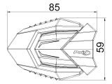 Tampons de protection Puig R19 Yamaha MT-03