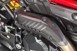 Carbon Ilmberger Auspuffhitzeschutz am Krmmer Ducati Monster 1200 S