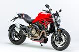 Carbon Ilmberger Stiefelschutz am Auspuff Ducati Monster 1200 S