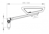 Puig Achteruitkijkspiegel Hypernaked Kawasaki Ninja 125