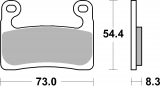 AP Racing Bremsbelge SFP BMW R 1250 GS