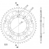 Supersprox Stealth couronne dente Honda CBR 650 R