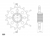 Supersprox sprocket BMW F 650 GS