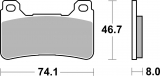 AP Racing brake pads TRR Honda CBR 1000 RR