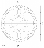 Supersprox Stealth sprocket KTM 150 EXC