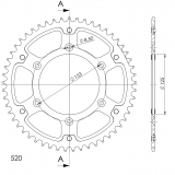 Supersprox Stealth sprocket Honda CRF 250 RX