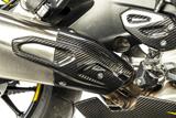 Paracalore dello scarico in carbonio Ilmberger nella parte anteriore del silenziatore BMW S 1000 XR