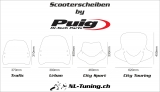 Puig Scooter Windscherm City Touring Keeway F-Act 50