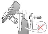 Puig clip-on bevestiging voor windscherm Honda ADV350