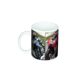 MotoGP Kaffekopp Rossi, Dovi, Marquez och Lorenzo