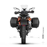 SHAD Seitenboxen Kit SH38X KTM Adventure 790