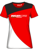 Ducati Corse T-shirt contrast femme