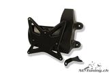 support de plaque d?immatriculation carbone Ilmberger avec protge chane Ducati Diavel